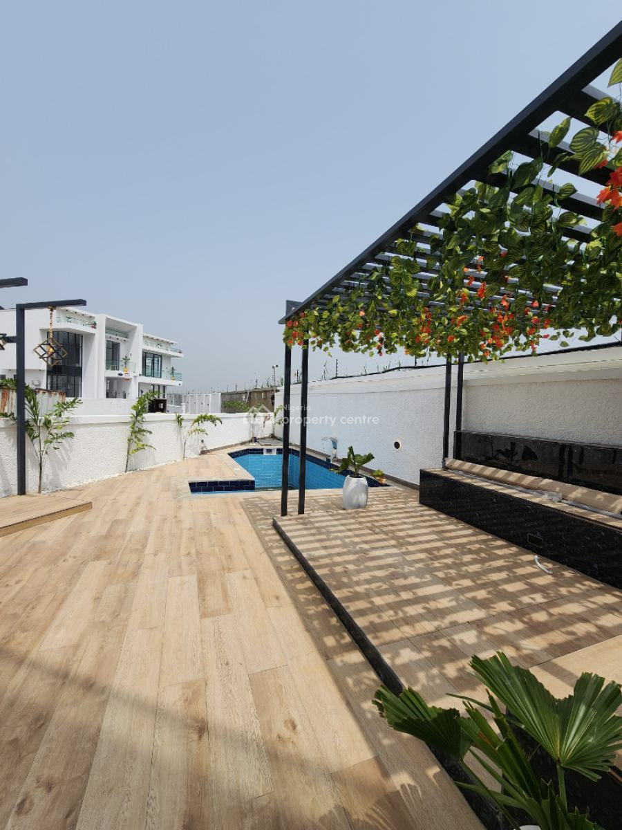 Contemporary 5 Bedroom Detached Duplex W/ Bq, Pool. Cinema, Open Terra, Chevron, Lekki, Lagos, Detached Duplex for Sale
