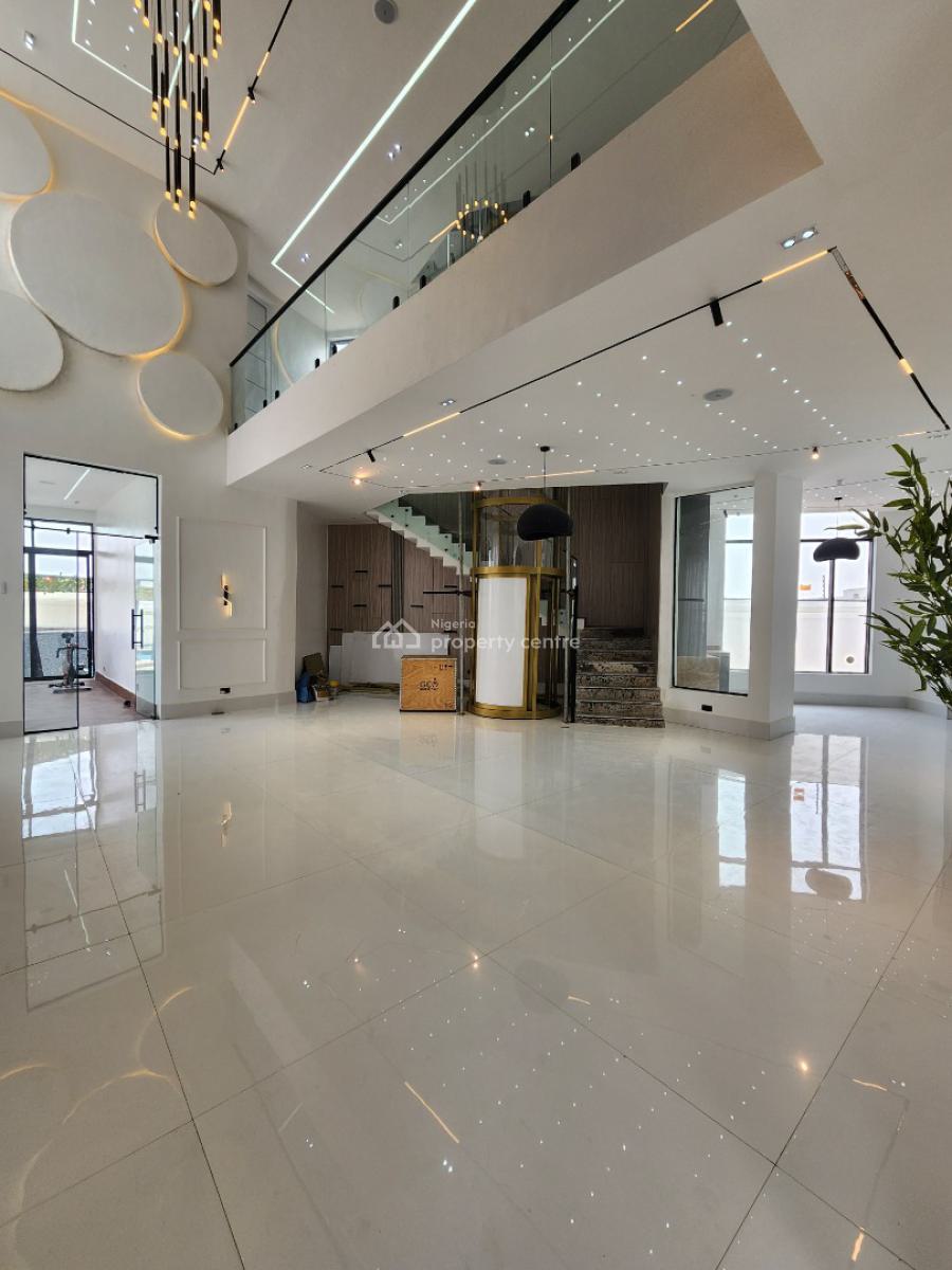 Contemporary 5 Bedroom Detached Duplex W/ Bq, Pool. Cinema, Open Terra, Chevron, Lekki, Lagos, Detached Duplex for Sale