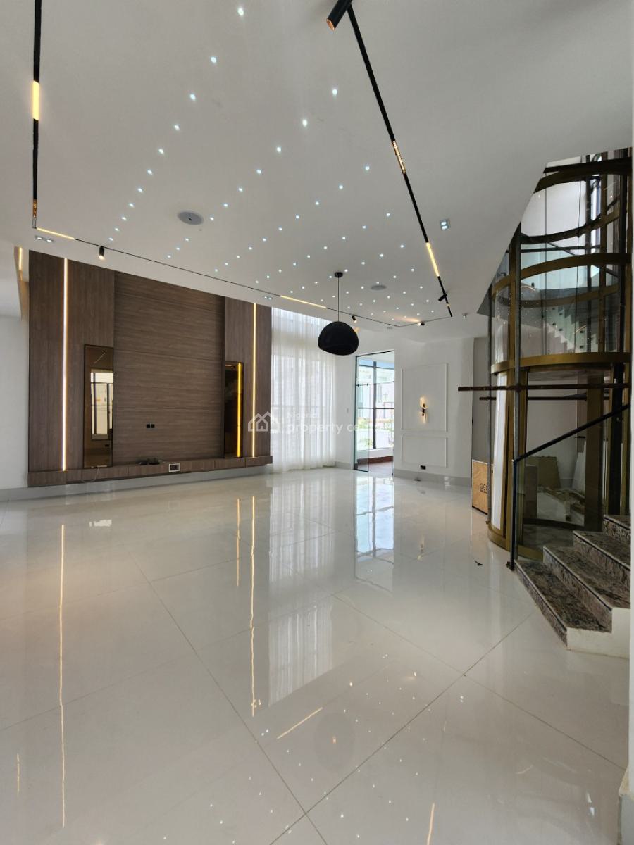 Contemporary 5 Bedroom Detached Duplex W/ Bq, Pool. Cinema, Open Terra, Chevron, Lekki, Lagos, Detached Duplex for Sale