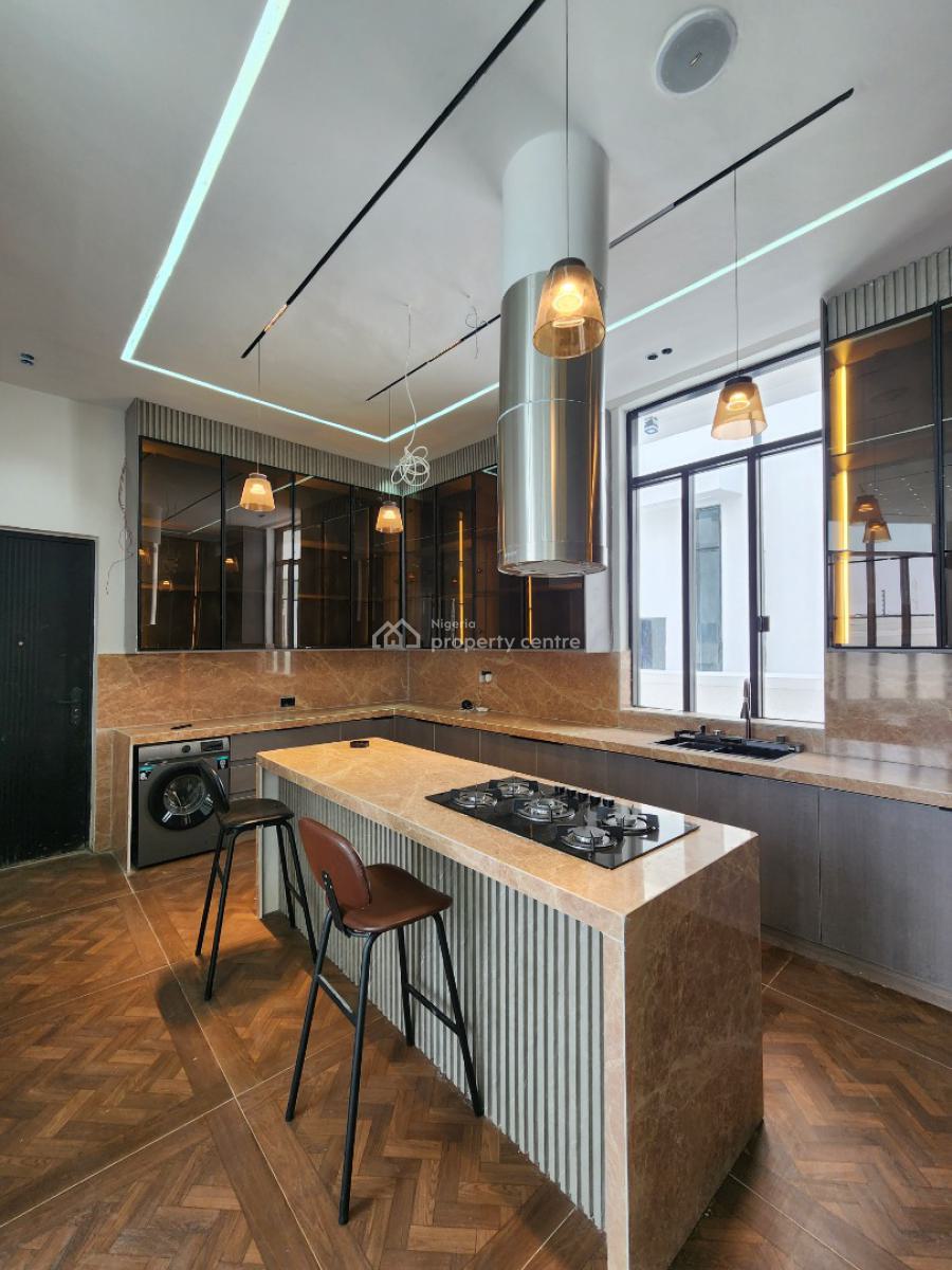 Contemporary 5 Bedroom Detached Duplex W/ Bq, Pool. Cinema, Open Terra, Chevron, Lekki, Lagos, Detached Duplex for Sale