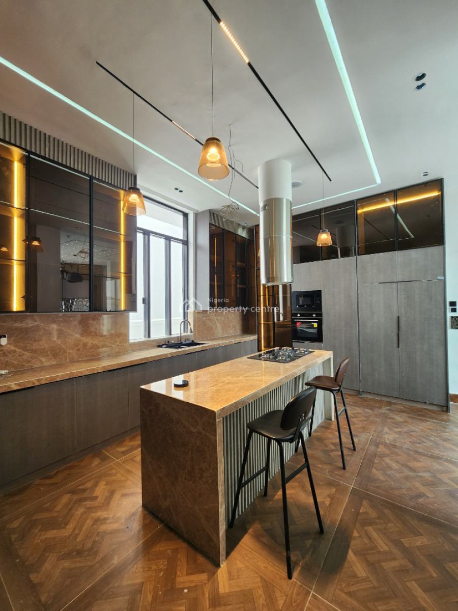 Contemporary 5 Bedroom Detached Duplex W/ Bq, Pool. Cinema, Open Terra, Chevron, Lekki, Lagos, Detached Duplex for Sale