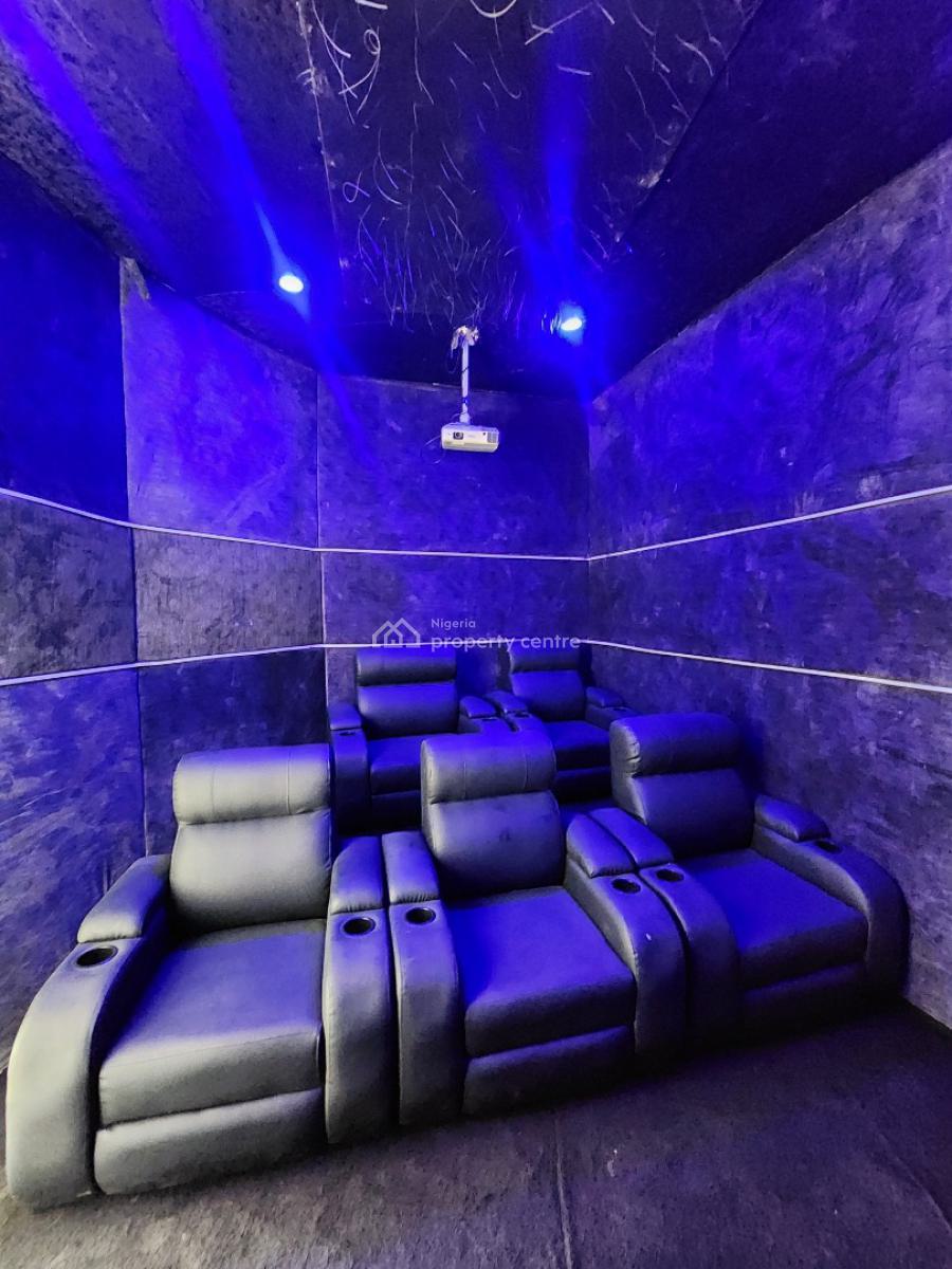 Contemporary 5 Bedroom Detached Duplex W/ Bq, Pool. Cinema, Open Terra, Chevron, Lekki, Lagos, Detached Duplex for Sale