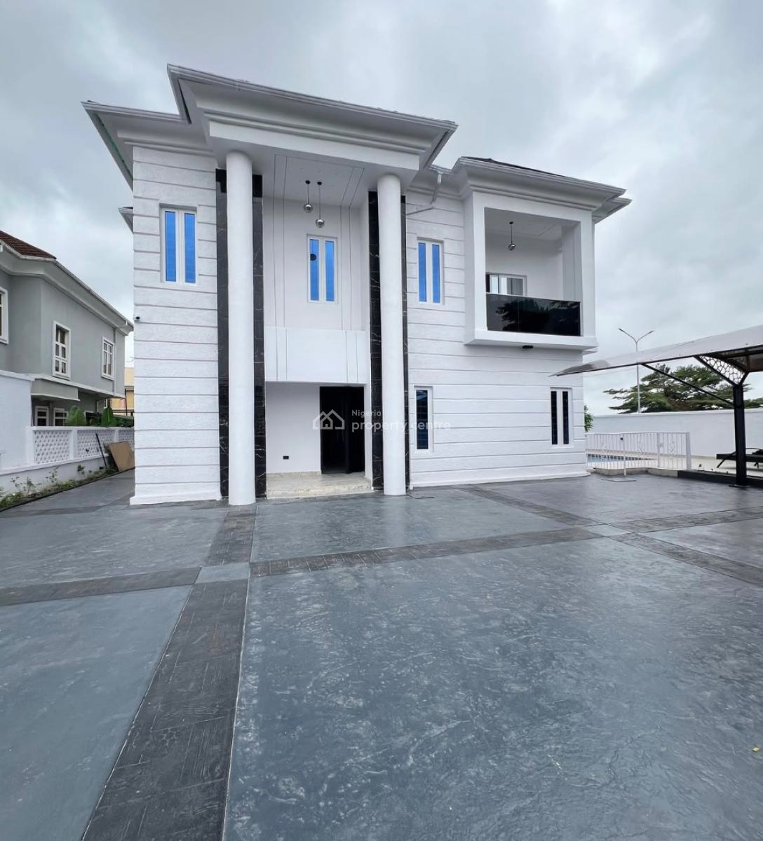 Luxury 5bed Detached Duplex with a Bq and a Pool in a Prine Location, Osapa, Lekki, Lagos, Detached Duplex for Sale