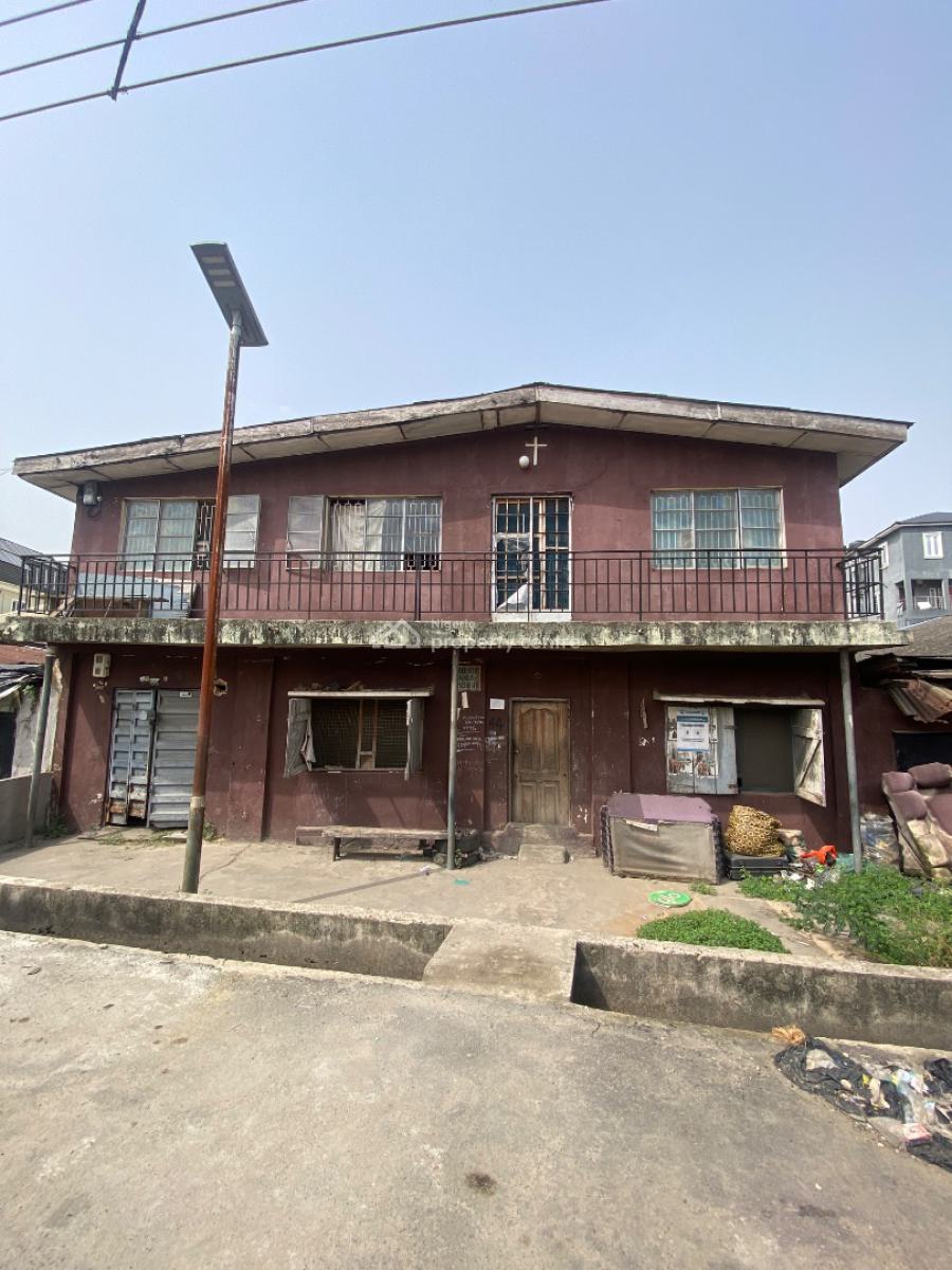 Dilapidated Storey Building in Inside a Gated & Tarred Street, Off Cole Street Via Olufemi Surulere Lagos, Surulere, Lagos, Land for Sale