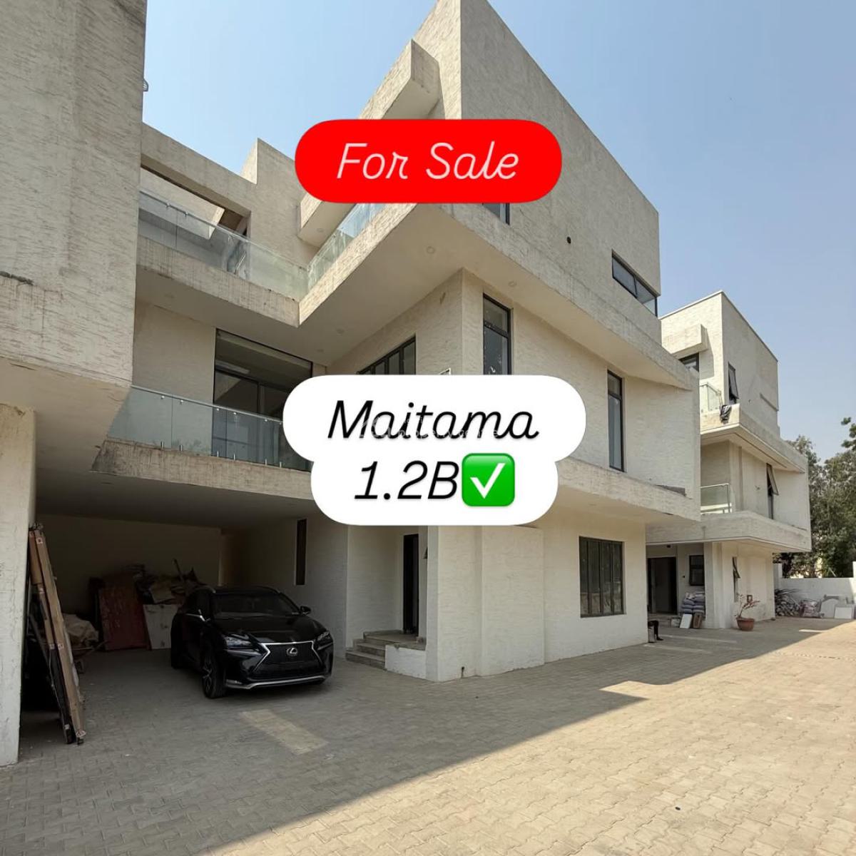 Pristine  5 Bedroom Terrace Duplex 1 Room Bq, Maitama District, Abuja, Terraced Duplex for Sale
