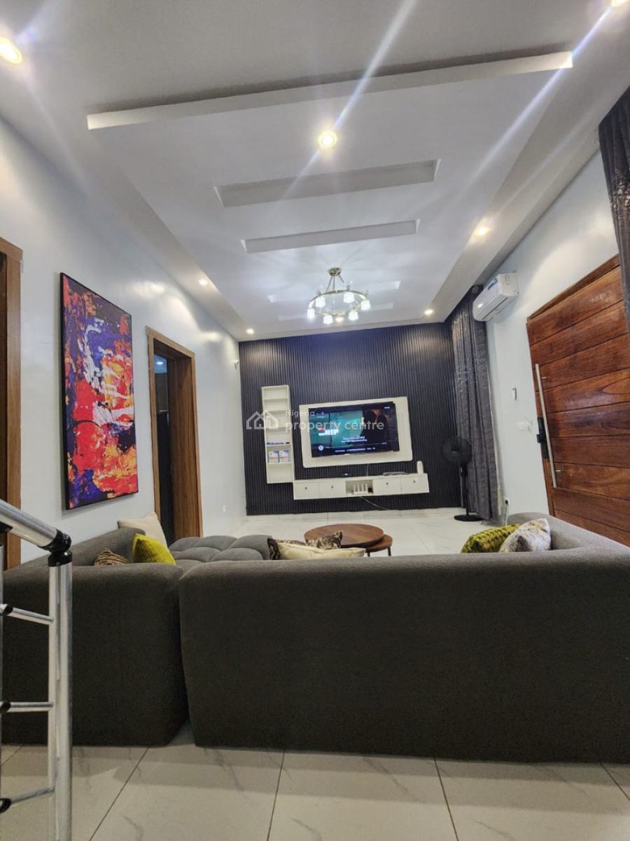 Beautiful Newly Furnished 4 Bedroom Terrace in a Secured Estate., Ikota, Lekki, Lagos, Terraced Duplex for Rent