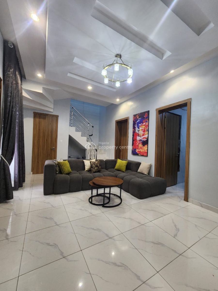 Beautiful Newly Furnished 4 Bedroom Terrace in a Secured Estate., Ikota, Lekki, Lagos, Terraced Duplex for Rent