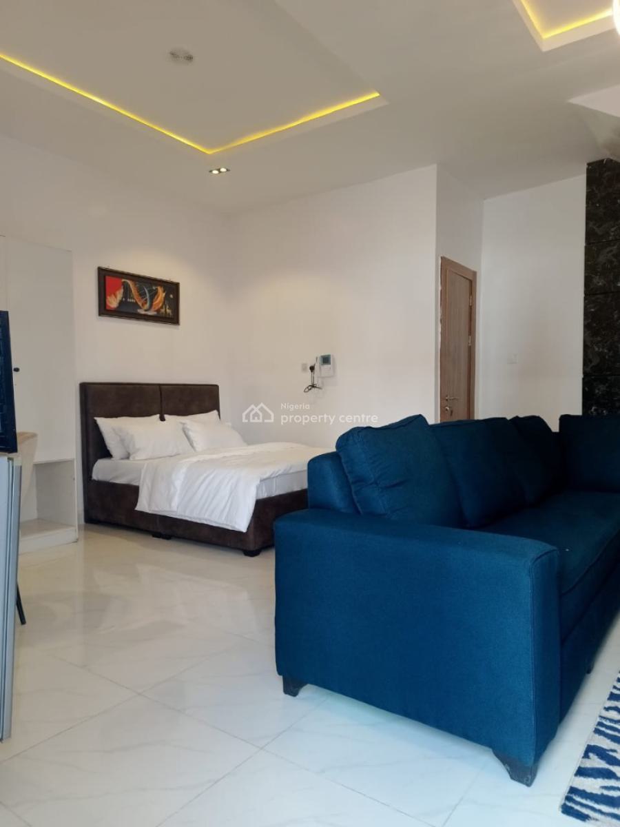 Fully Furnished Studio Apartment with Guest Toilet, Admiralty Way, Lekki Phase 1, Lekki, Lagos, Flat / Apartment for Rent