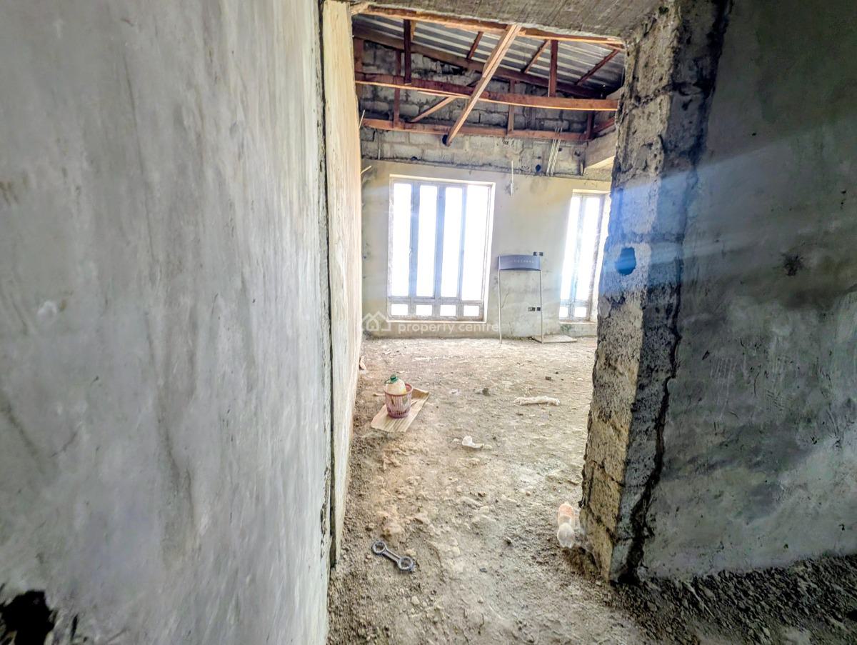 Spacious 3 Bedroom Advanced Carcass Terrace Duplex, Lokogoma District, Abuja, Terraced Duplex for Sale