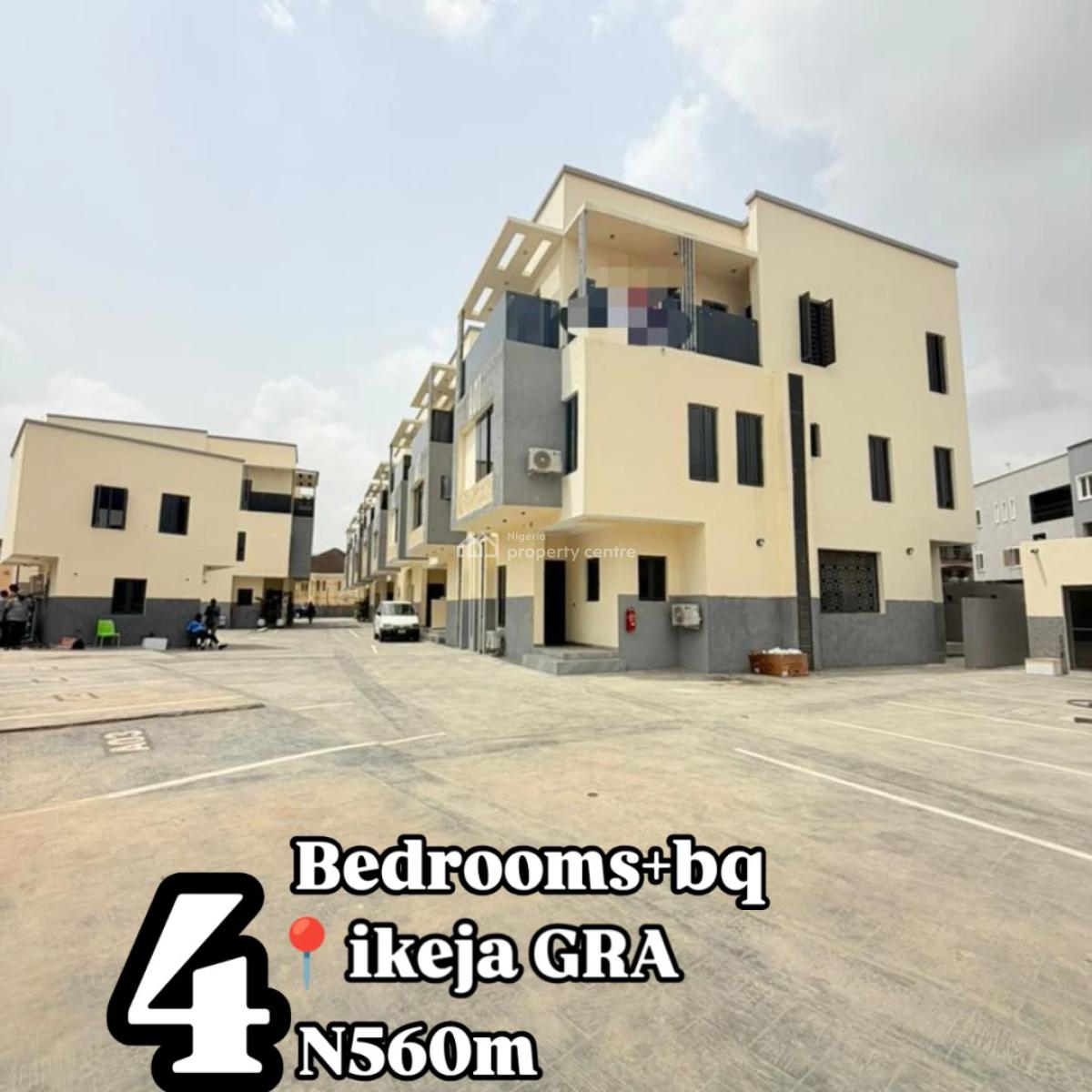 Exquisitely Built 4 Bedroom Terrace  Duplex with Bq in a Prist, Ikeja Gra, Ikeja, Lagos, House for Sale
