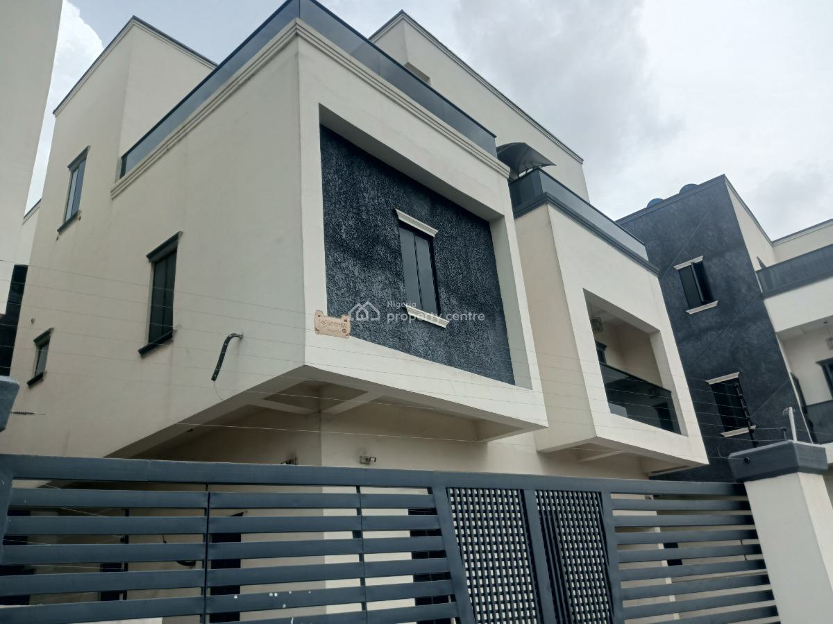 Newly-built 5 Bedroom Detached Duplex with Bq, Gated Estate Off Apple Junction, Amuwo Odofin, Lagos, Detached Duplex for Sale