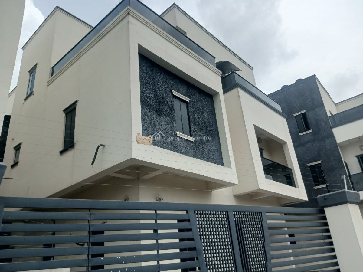 Newly-built 5 Bedroom Detached Duplex with Bq, Gated Estate Off Apple Junction, Amuwo Odofin, Lagos, Detached Duplex for Sale