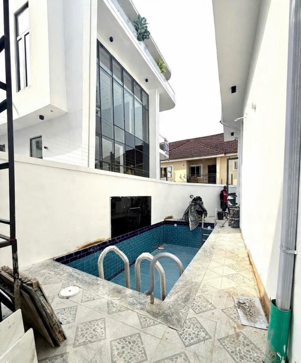 Lovely 5 Bedroom Detached Duplex with Swimming Pool and Bq, Chevron Toll Gate, Lekki, Lagos, Detached Duplex for Sale