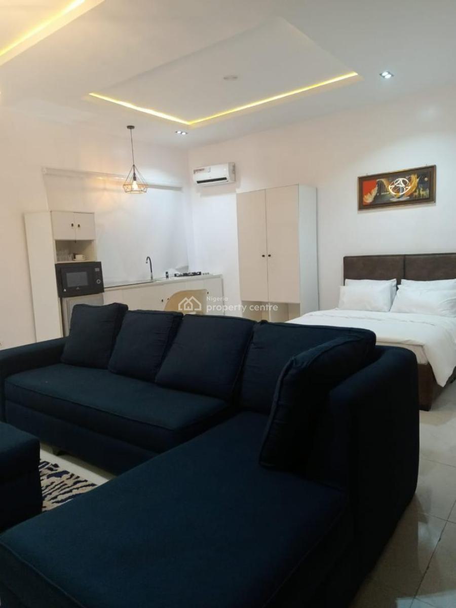 Hot Mini Flat Furnished Ready to Move in, Can Also Be Used As Buisness, Lekki Phase 1, Lekki, Lagos, Mini Flat (room and Parlour) for Rent