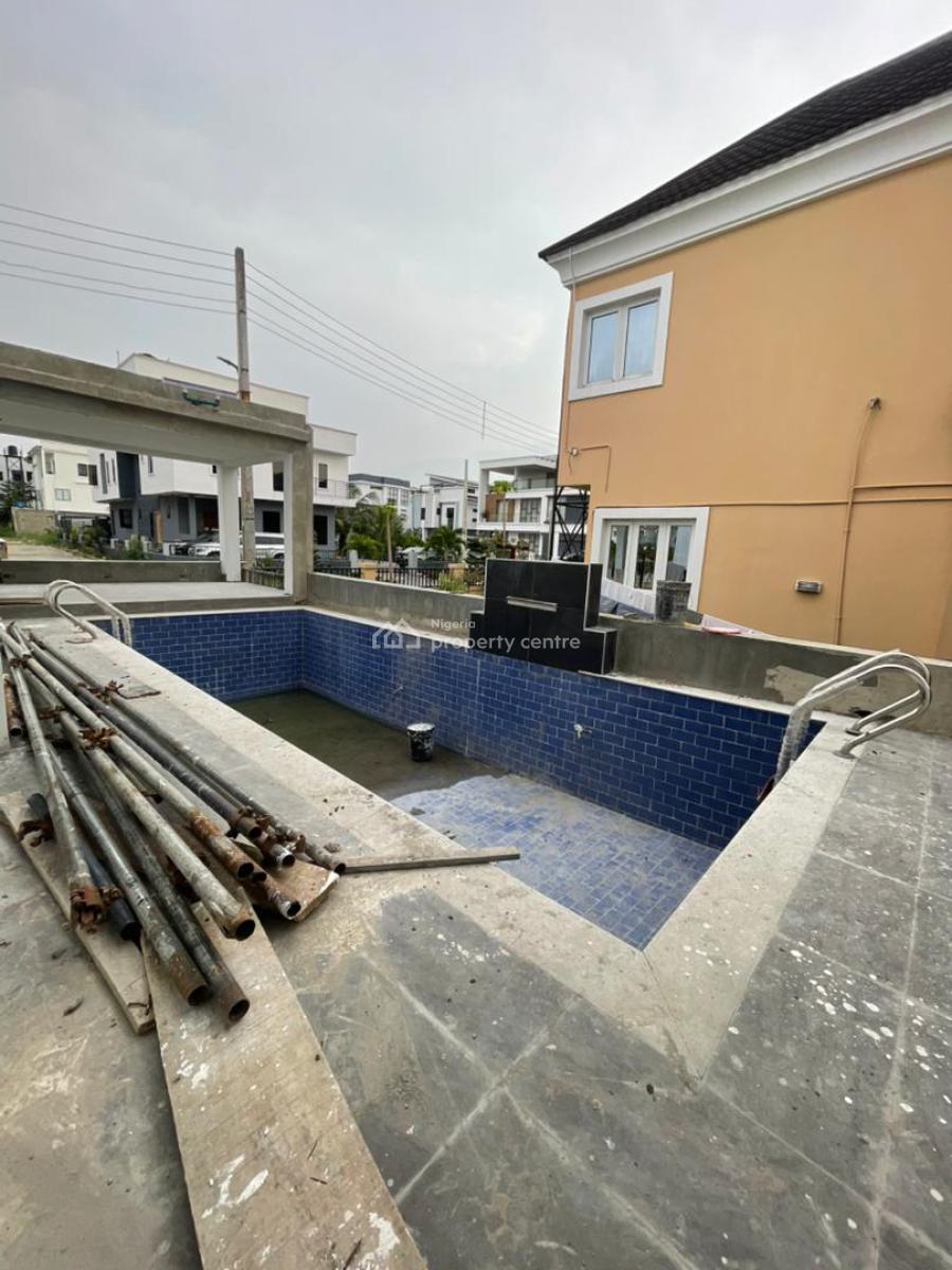 6bedroom Fully Detached Duplex with Pool, Office Space Open Terrace &, Osapa, Lekki, Lagos, Detached Duplex for Sale