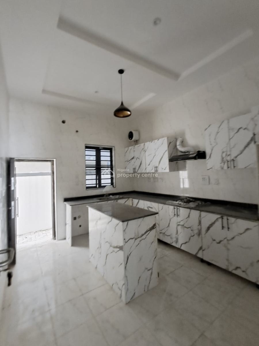 Brand New 4-bedroom Terrace Duplex, New Road Alpha Beach, Chevron, Lekki, Lagos, Terraced Duplex for Rent