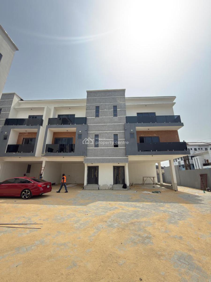 Serviced 4 Bedroom Terrace Duplex with Bq, Ologolo, Lekki, Lagos, House for Sale