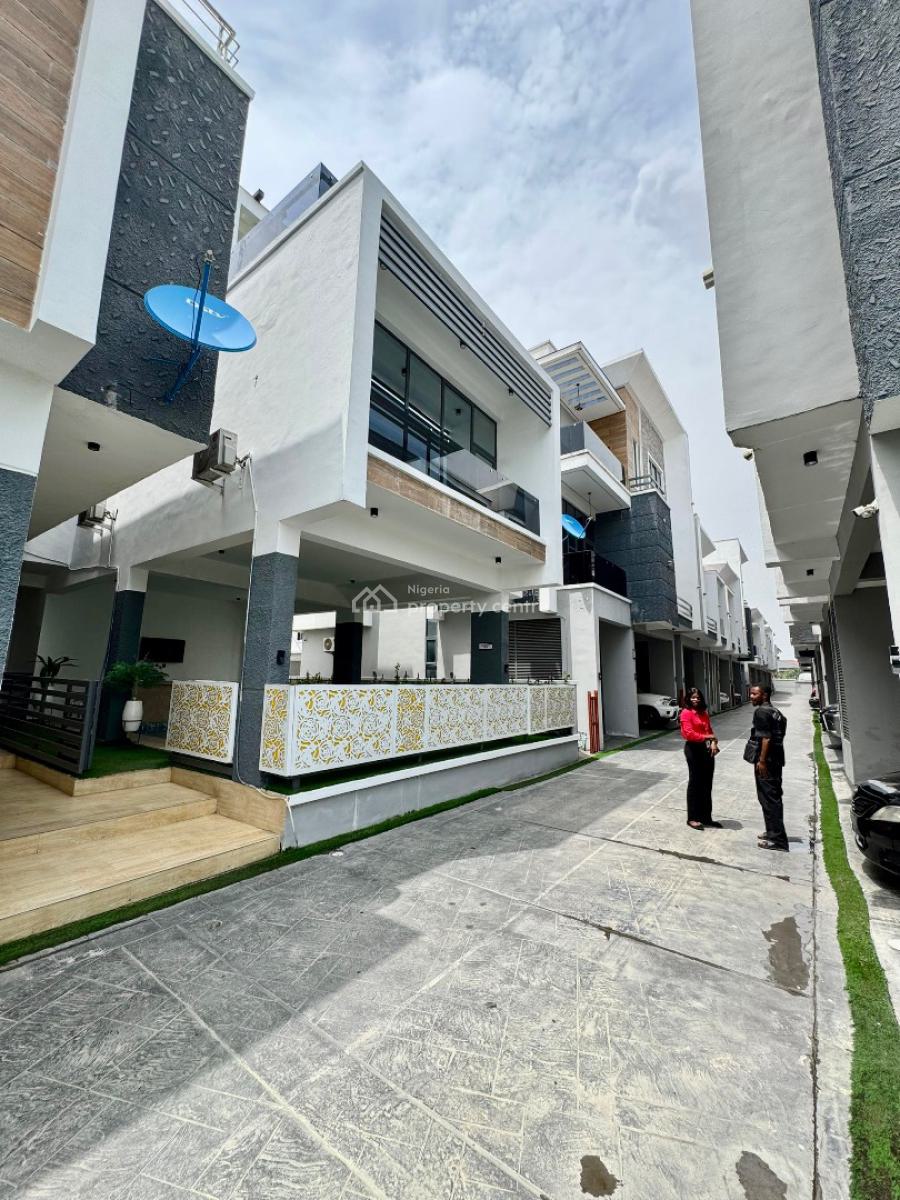 Beautiful and Luxurious Newly Built: Service with Fantastic Facilities, Lekki Scheme 2, Ajah, Lagos, Terraced Duplex for Rent