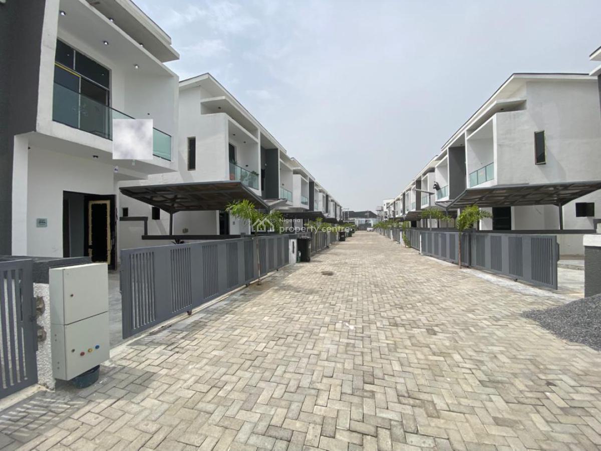 4 Bedroom Semi Detached Duplex with Bq, Chevron, Lekki, Lagos, Semi-detached Duplex for Rent