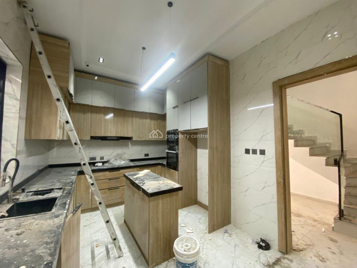 4 Bedroom Semi Detached Duplex with Bq, Chevron, Lekki, Lagos, Semi-detached Duplex for Rent