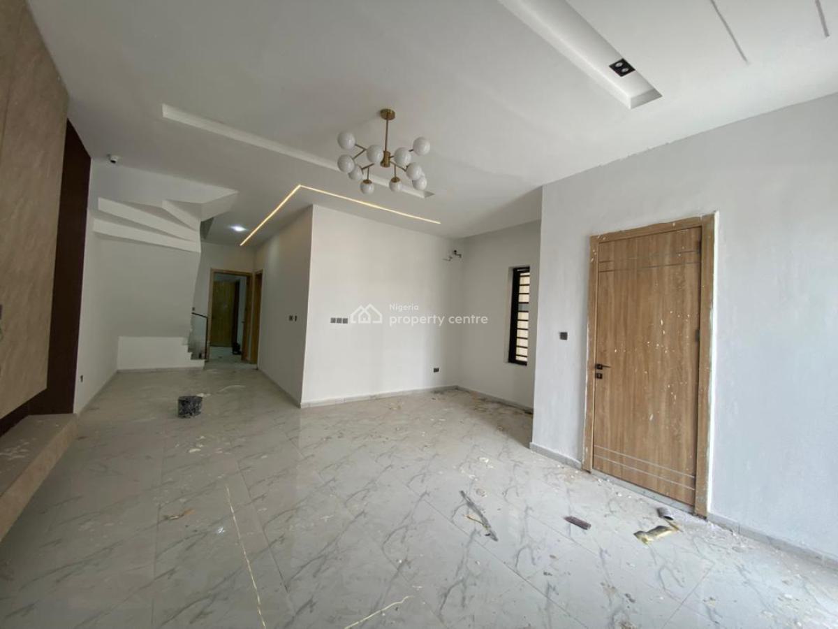 4 Bedroom Semi Detached Duplex with Bq, Chevron, Lekki, Lagos, Semi-detached Duplex for Rent