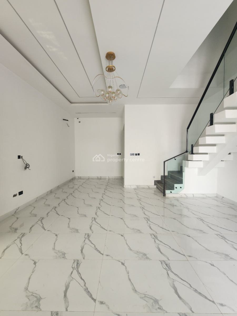 Lovely 4 Bedroom Terrace Duplex W/ Bq, Pool in a Secured Estate, Osapa, Lekki, Lagos, Terraced Duplex for Sale