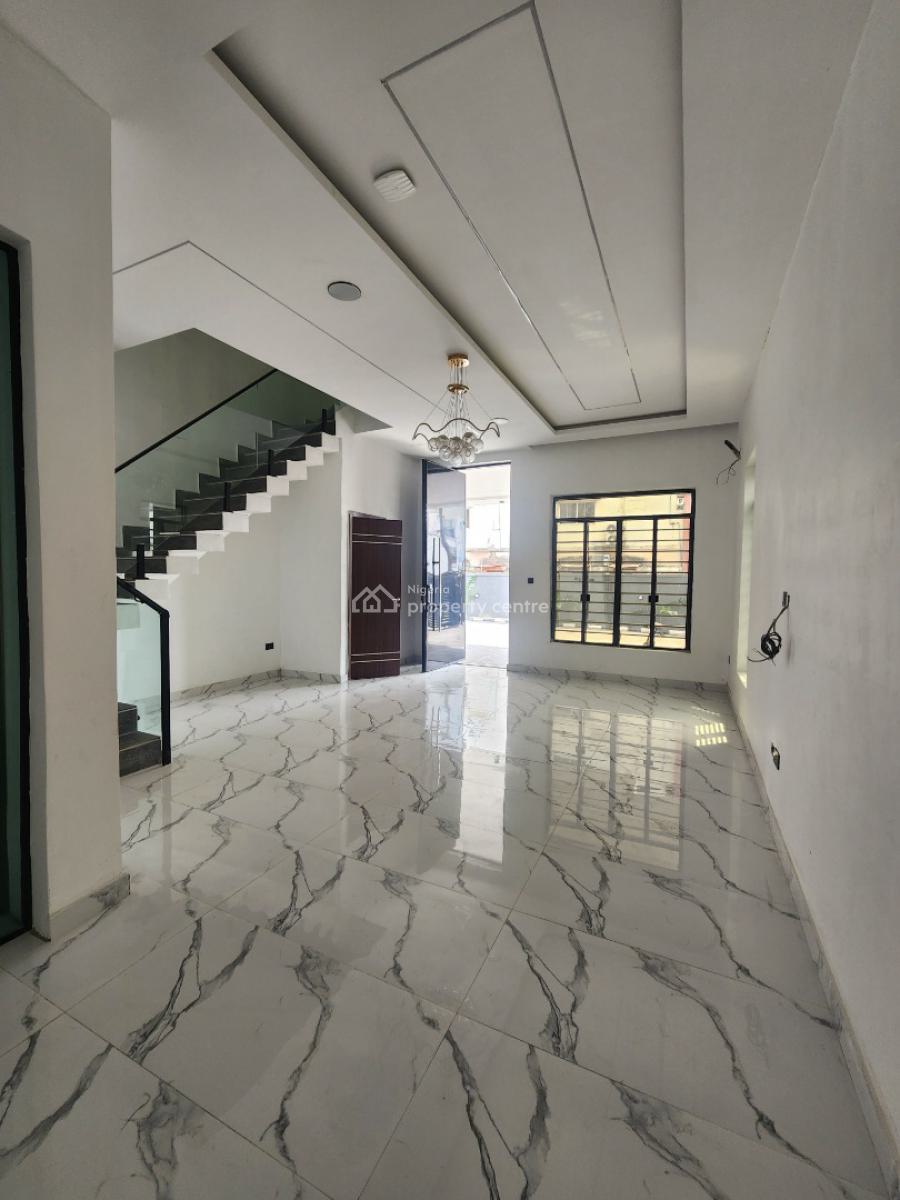 Lovely 4 Bedroom Terrace Duplex W/ Bq, Pool in a Secured Estate, Osapa, Lekki, Lagos, Terraced Duplex for Sale