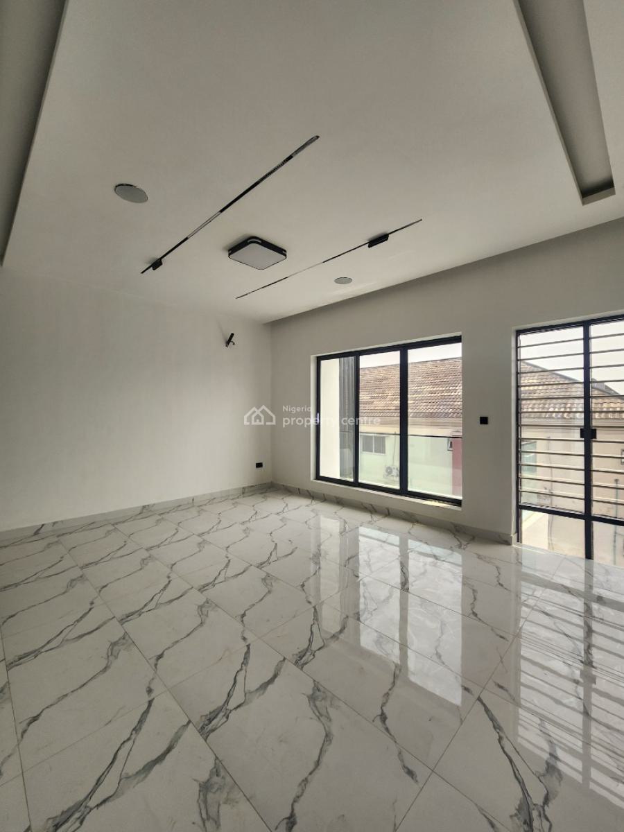 Lovely 4 Bedroom Terrace Duplex W/ Bq, Pool in a Secured Estate, Osapa, Lekki, Lagos, Terraced Duplex for Sale
