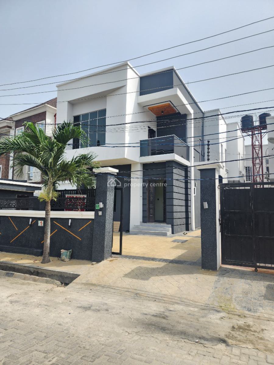 Luxury 5 Bedroom Detached Duplex with Bq in a Secured Estate, Osapa, Lekki, Lagos, Detached Duplex for Sale