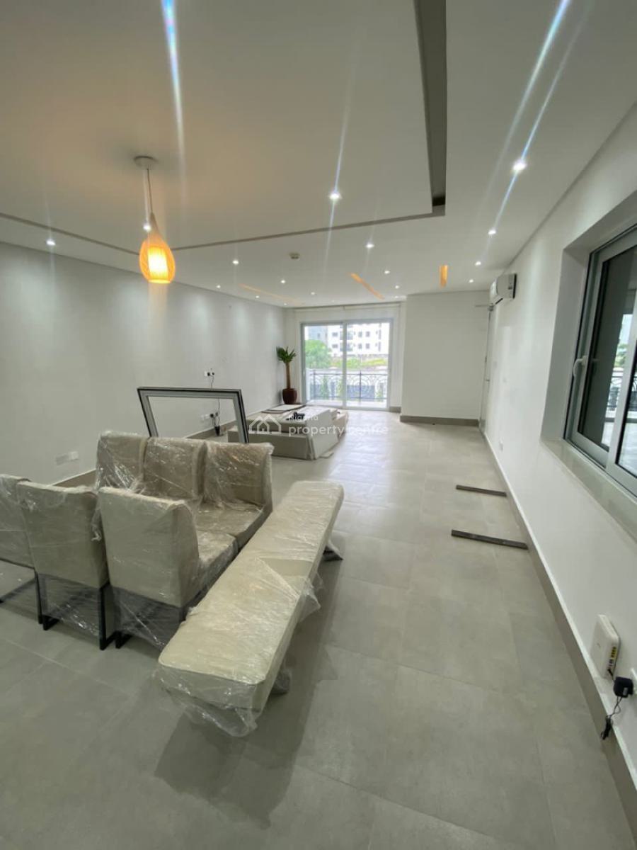 Clean & Spacious Furnished 3-bedroom Apartment with Staff Quarters, Banana Island, Ikoyi, Lagos, Flat / Apartment for Rent