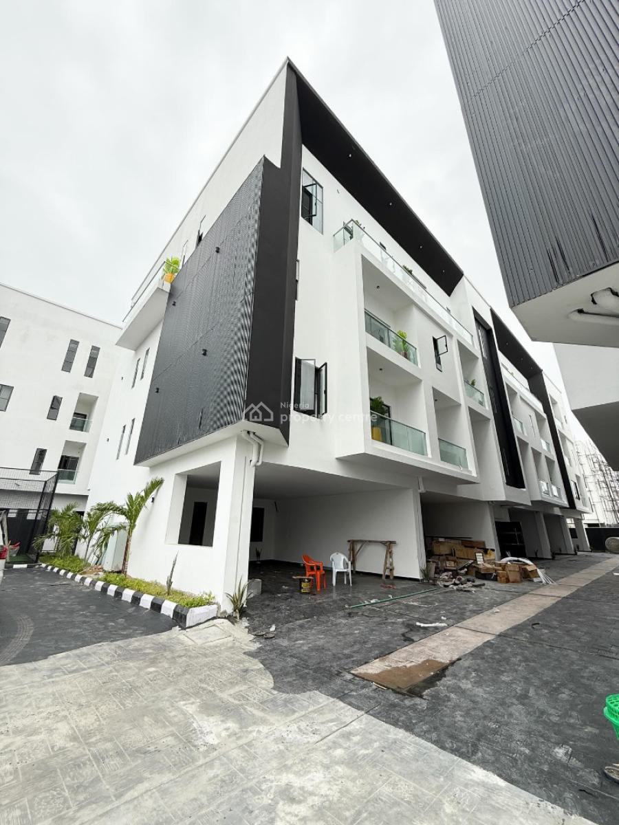 Contemporary 4 Bedroom Terrace Duplex with Pool,gym and Bq, Lekki, Lagos, Terraced Duplex for Sale