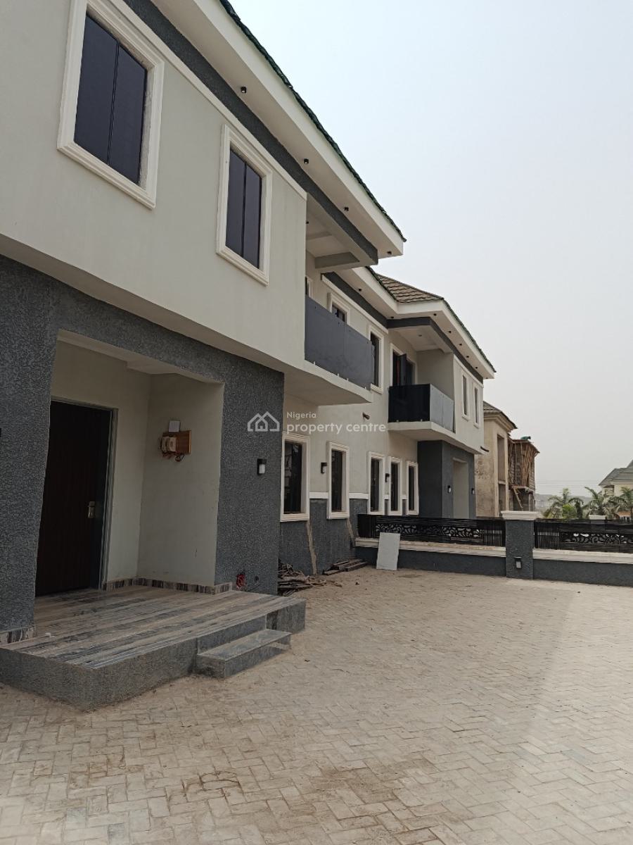 Nicely Finished 4bedroom Semi Detached Duplex with an Attached Bq, River Pack Estate, Airport Road, Lugbe District, Abuja, Semi-detached Duplex for Sale