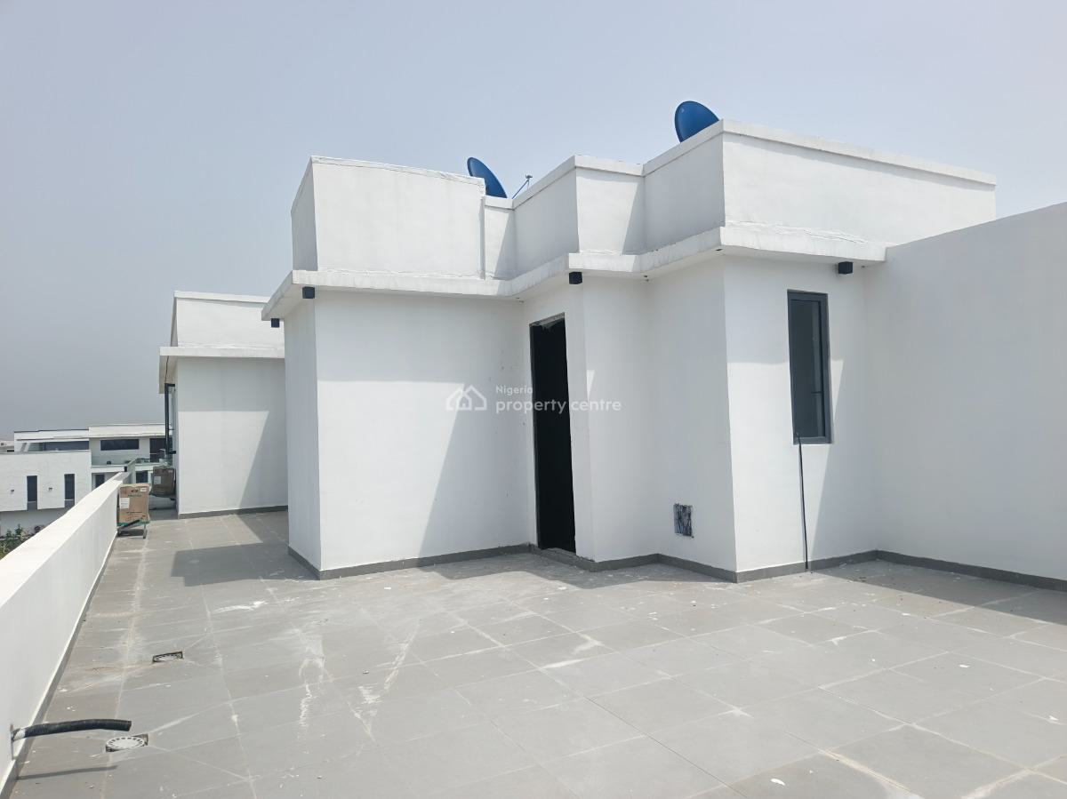 Ultra-luxury 5-bedrooms Smart Home + Pool, Cinema, Elevator & Bq, Cowrie Creek Estate, Beside Nicon Town, Lekki Phase 1, Lekki, Lagos, Semi-detached Duplex for Sale