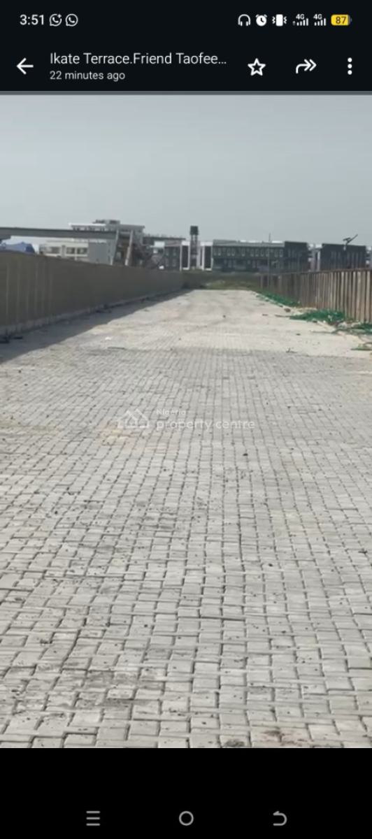 9.3 Hectares of Prime Bare Land Minimum: 1 Hectare (10,000sqm), By Cowry Creek, Ikate -- Lekki  Sand-filled & Fenced  Governors Conse, Ikate, Lekki, Lagos, Mixed-use Land for Sale