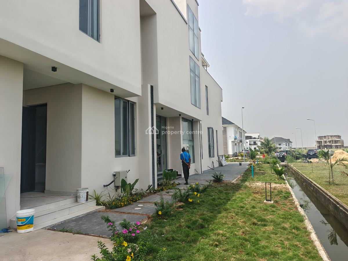 Luxury 5 Bedroom Duplex with Bq, Cinema & Pool, Cowrie Creek Estate, Osapa, Lekki, Lagos, Semi-detached Duplex for Sale