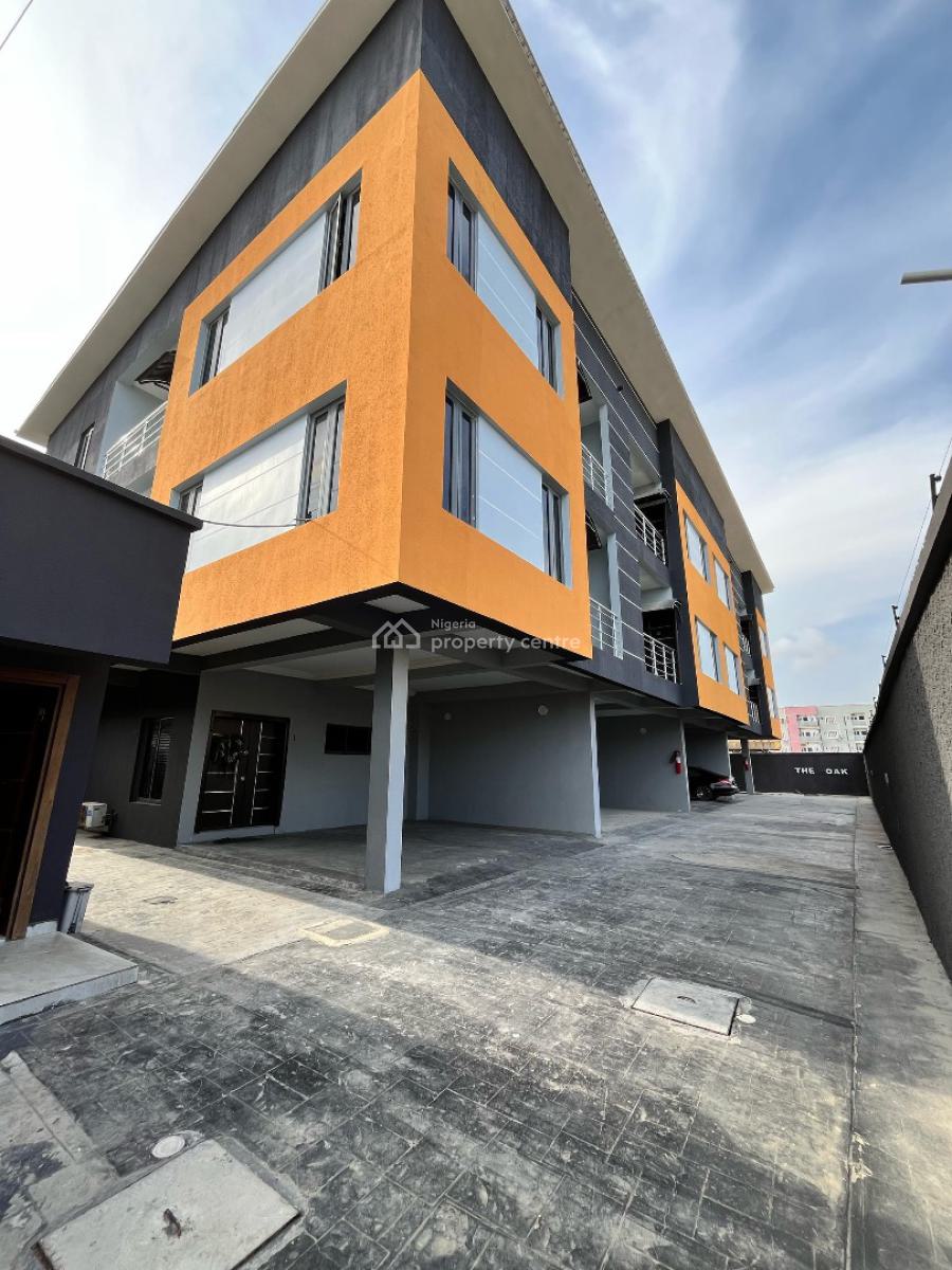 Well Built Spacious Fully Serviced 4 Bedroom Terraced Duplex with Bq, Atlantic View Estate New Road, Lekki, Lagos, House for Rent