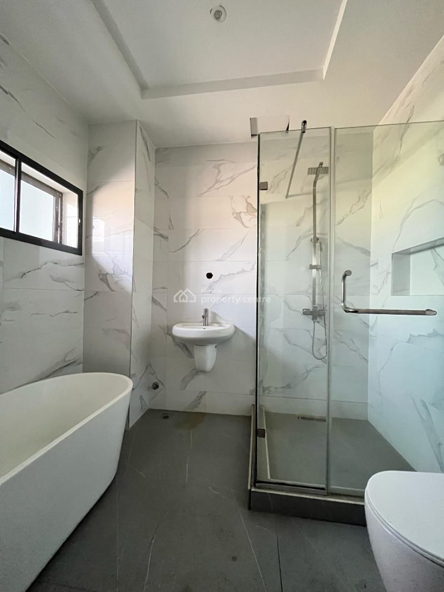 Well Built Spacious Fully Serviced 4 Bedroom Terraced Duplex with Bq, Atlantic View Estate New Road, Lekki, Lagos, House for Rent