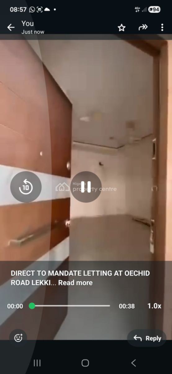 Luxury Self Service 3 Bedroom Flat with Bq, U3 Estate, Lekki Phase 1, Lekki, Lagos, House for Rent