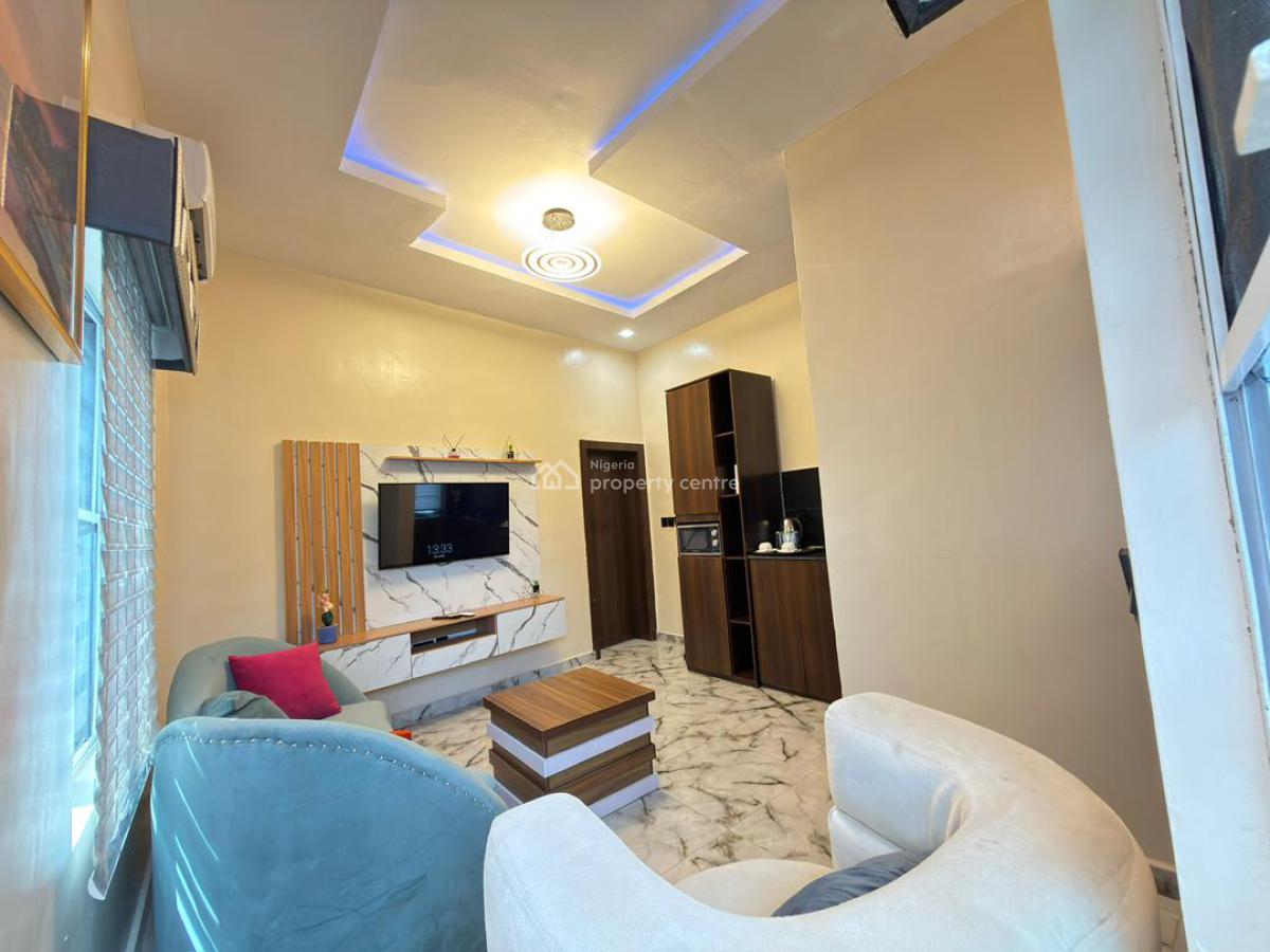 1 Bedroom Luxury Apartment, Gbemisola Close, Vintage Estate, Sangotedo, Ajah, Lagos, Mini Flat (room and Parlour) Short Let