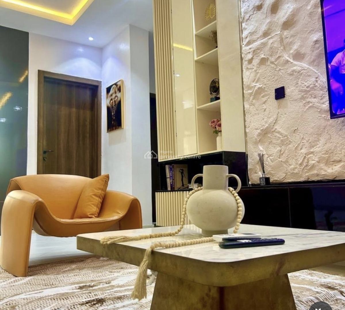 Direct to Mandate Furnished & Service 2 Bedroom Apartment, Chevron Drive, Lekki, Lagos, House for Rent