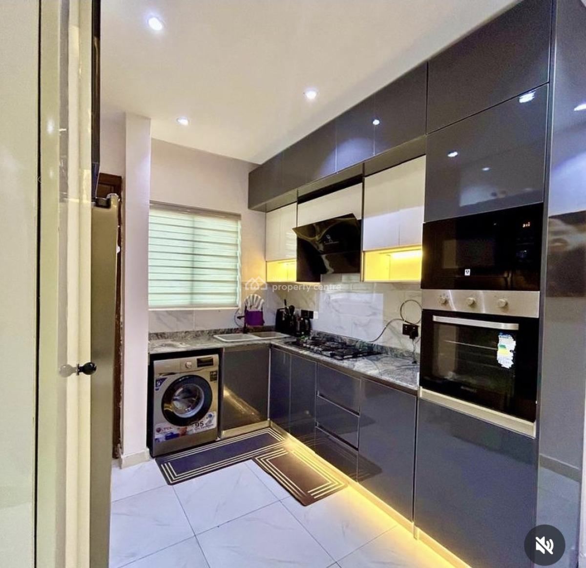 Direct to Mandate Furnished & Service 2 Bedroom Apartment, Chevron Drive, Lekki, Lagos, House for Rent