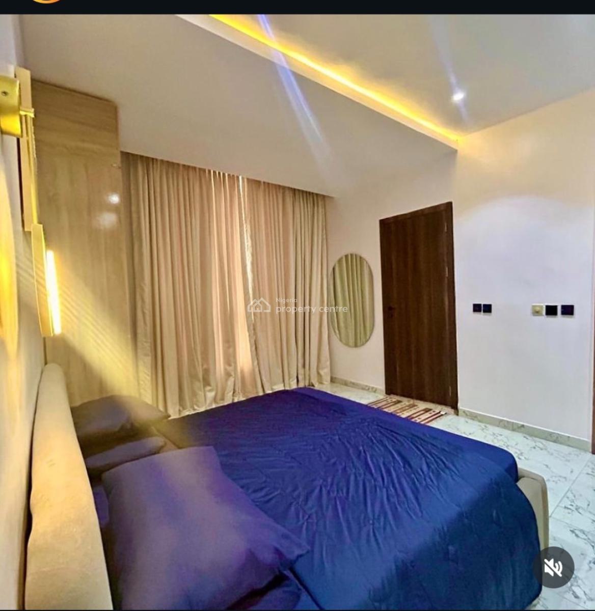 Direct to Mandate Furnished & Service 2 Bedroom Apartment, Chevron Drive, Lekki, Lagos, House for Rent