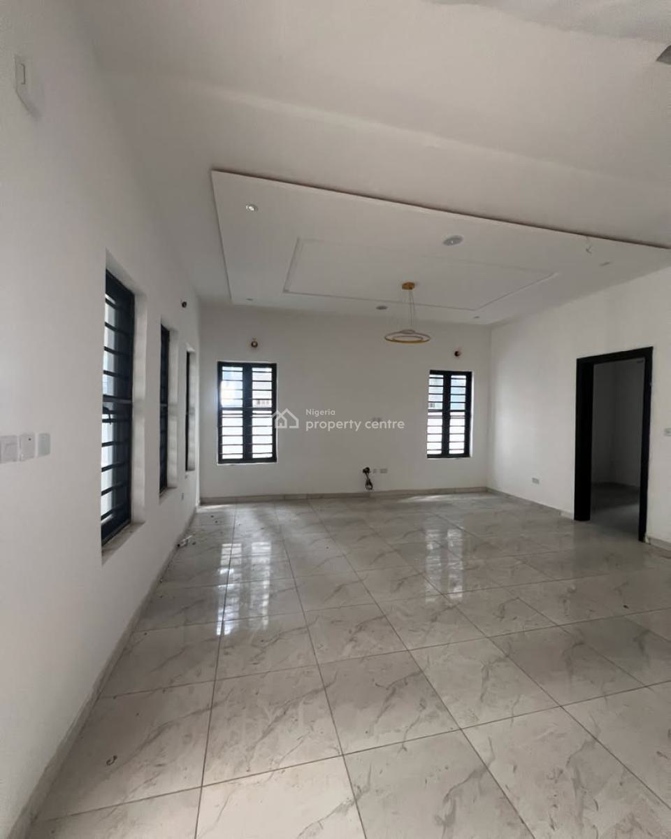 Very Spacious 4 Bedroom Terraced Duplex, New Road, Alpha Beach Road, Igbo Efon, Lekki, Lagos, Flat / Apartment for Rent