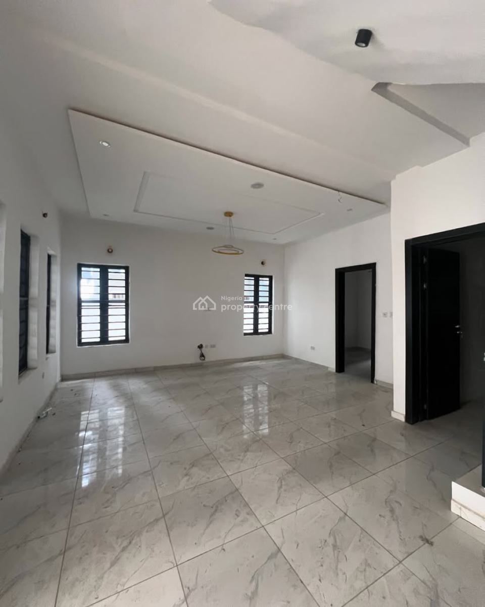 Very Spacious 4 Bedroom Terraced Duplex, New Road, Alpha Beach Road, Igbo Efon, Lekki, Lagos, Flat / Apartment for Rent