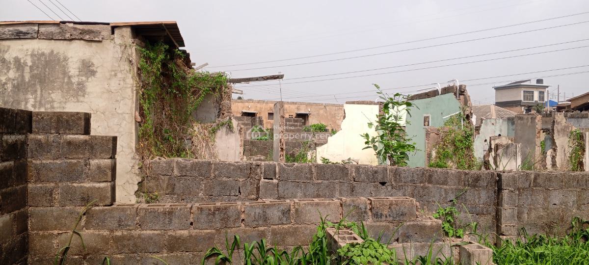 Dry Table Land with Demolished Structures, Asese, Ibafo, Ogun, Mixed-use Land for Sale