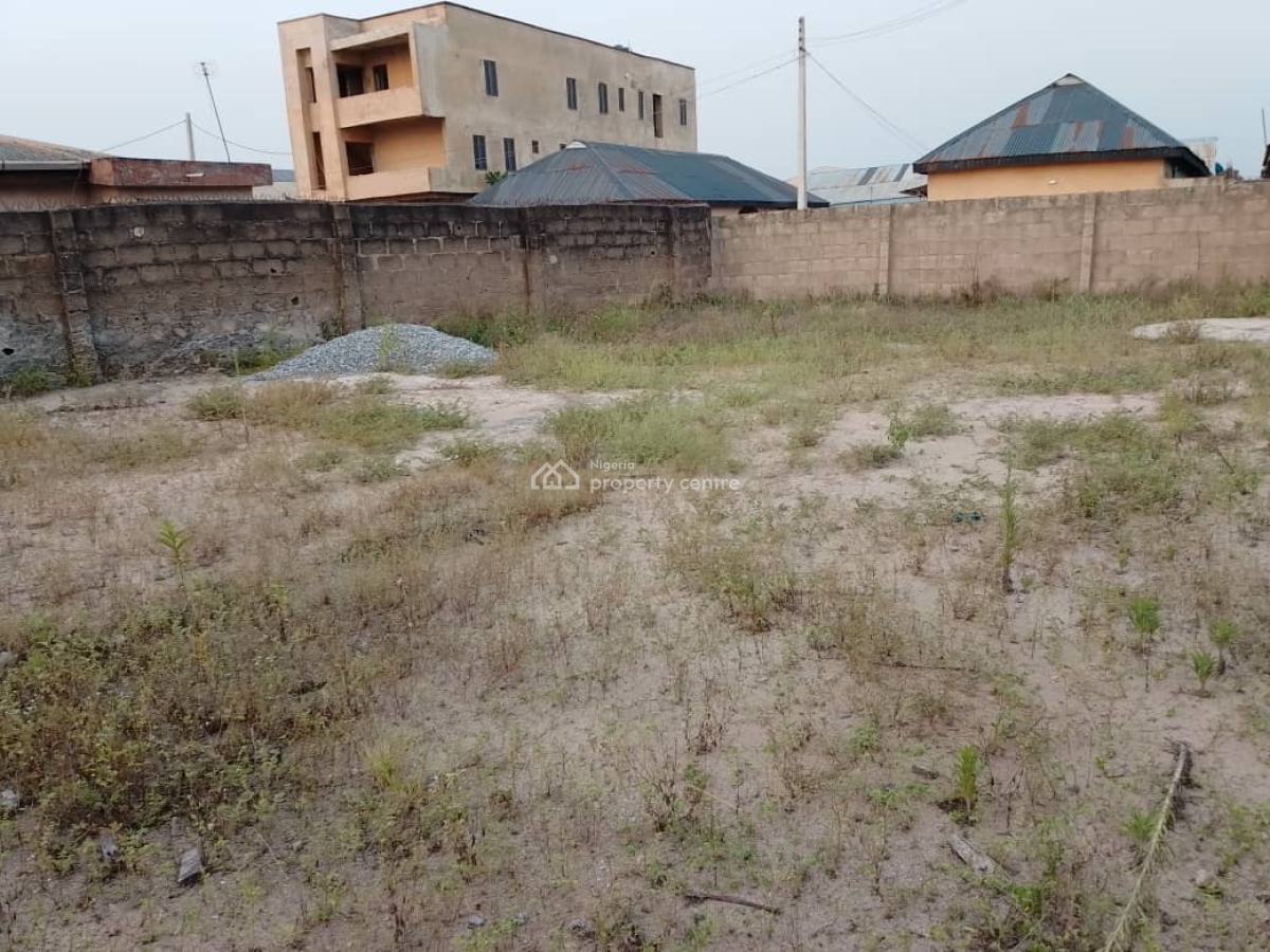Fenced & Gated Half Plot of Land, Short Drive From Ojodu Berger, Close to Ibafo Bus Stop, Ibafo, Ogun, Residential Land for Sale