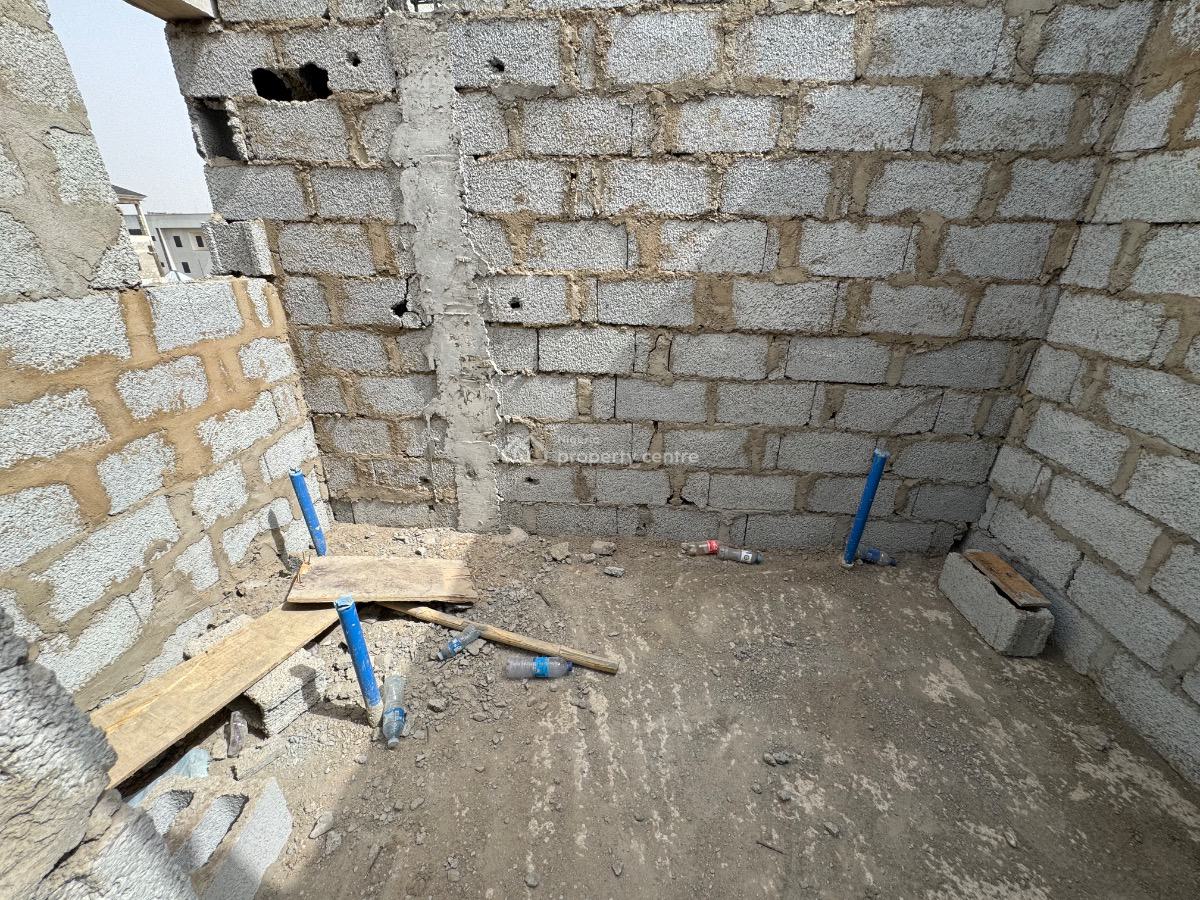 a Well Built 5 Bedroom Carcass Detached Duplex with Bq Available, Guzape Main, Guzape District, Abuja, Detached Duplex for Sale