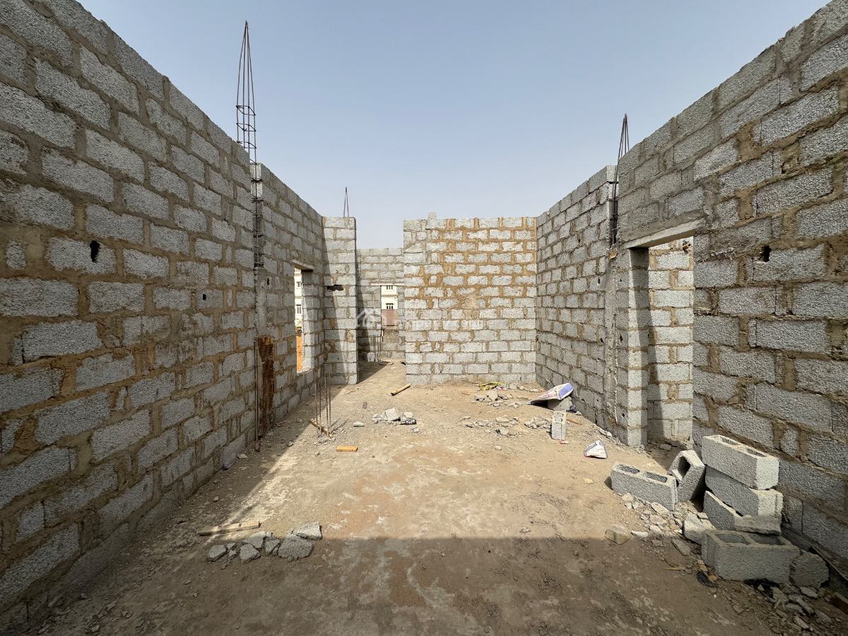 a Well Built 5 Bedroom Carcass Detached Duplex with Bq Available, Guzape Main, Guzape District, Abuja, Detached Duplex for Sale