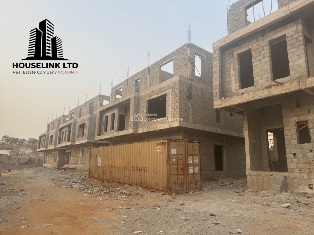 Semi Finished 5 Bedroom Detached Duplex with Bq Available in a Mini Estate, Guzape Main, Guzape District, Abuja, Detached Duplex for Sale