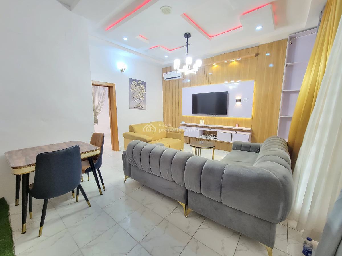 Luxurious Fully Furnished Mini Flat with Ac, Mobil Road, Ikota, Lekki, Lagos, Mini Flat (room and Parlour) for Rent